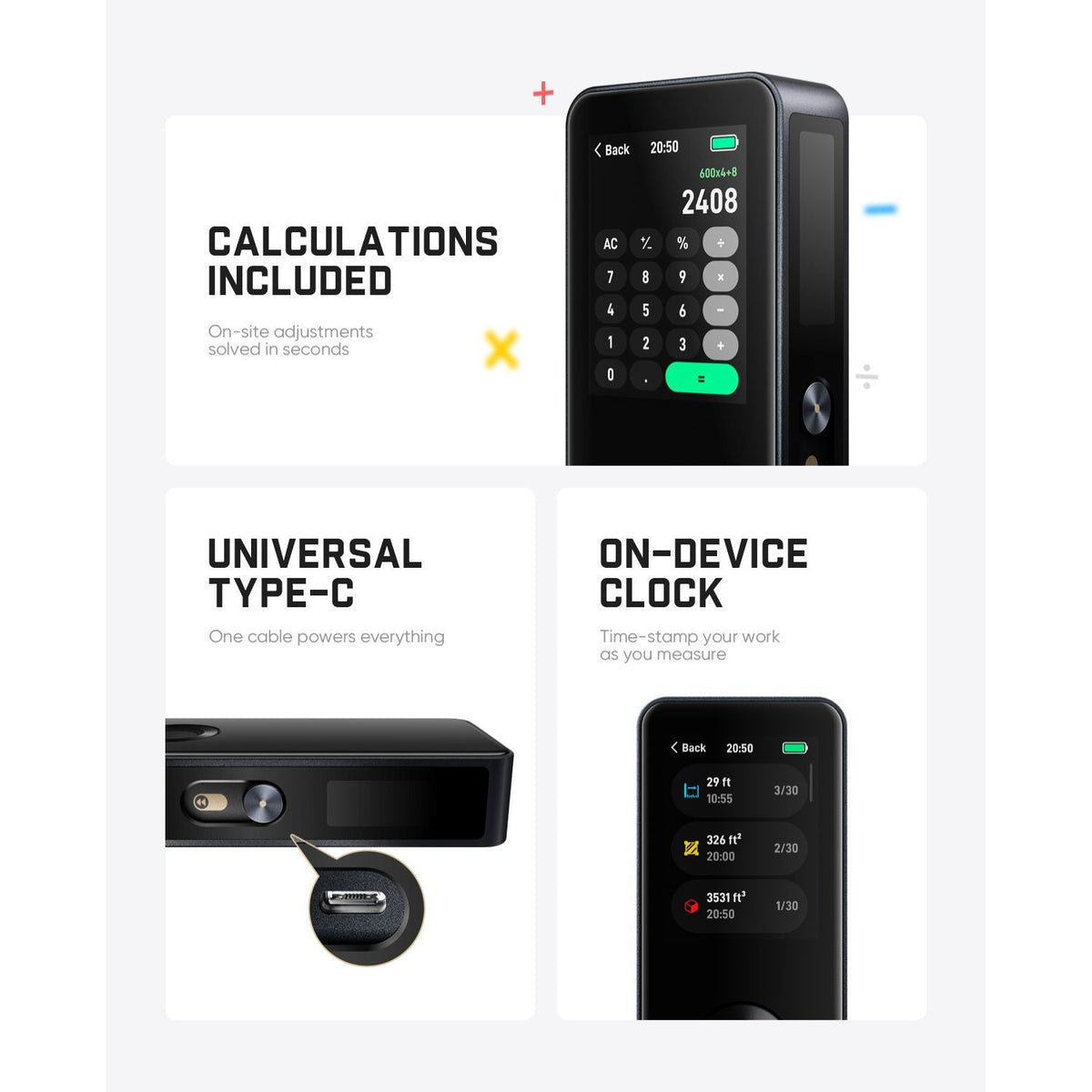 Fanttik A11 Ultra 3-in-1 Laser Measuring Tool