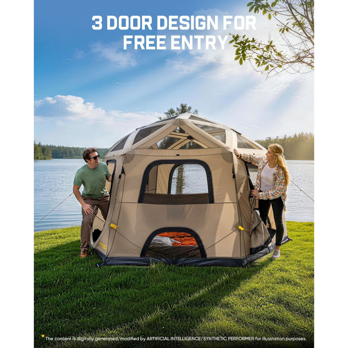 FanttikOutdoor Alpha C6 Pro Instant Cabin Tent