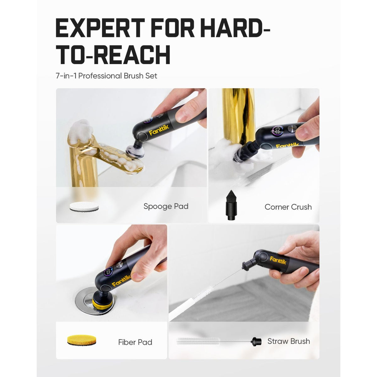 Fanttik Flip G10 Nano HomeCare Electric Spin Scrubber