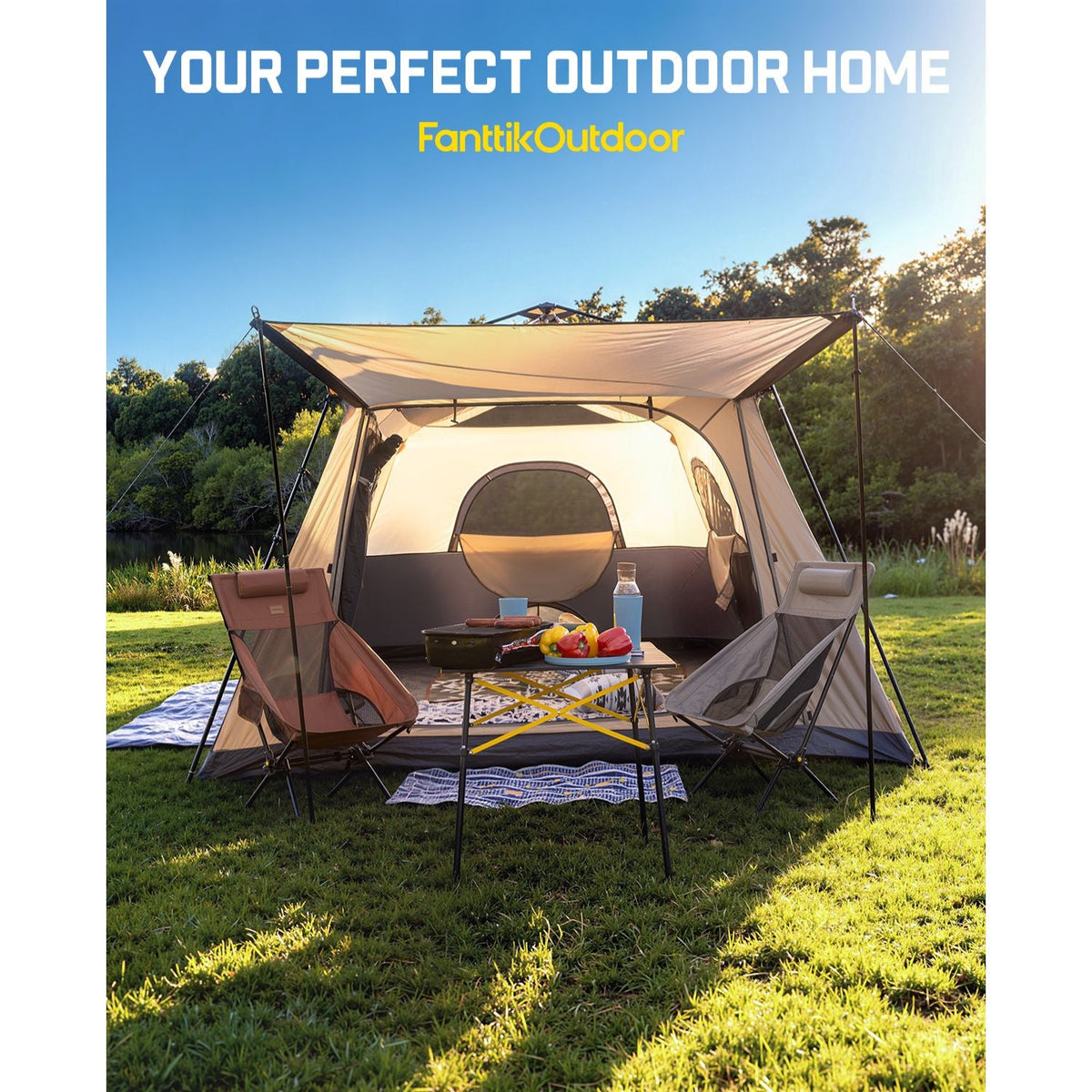FanttikOutdoor Zeta C8/C10 Apex Camping Tent