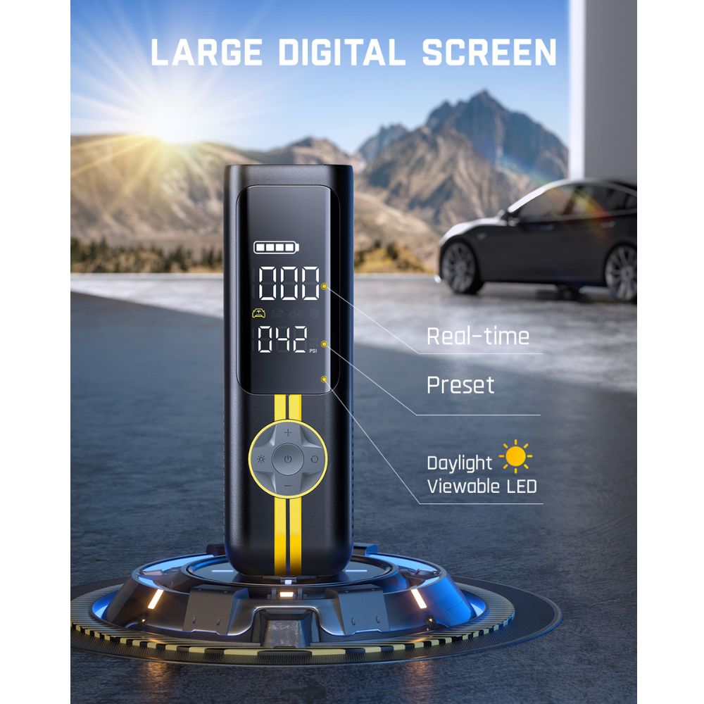 Fanttik X8 APEX EV Tire Inflator and Slim V8 APEX Car Vacuum