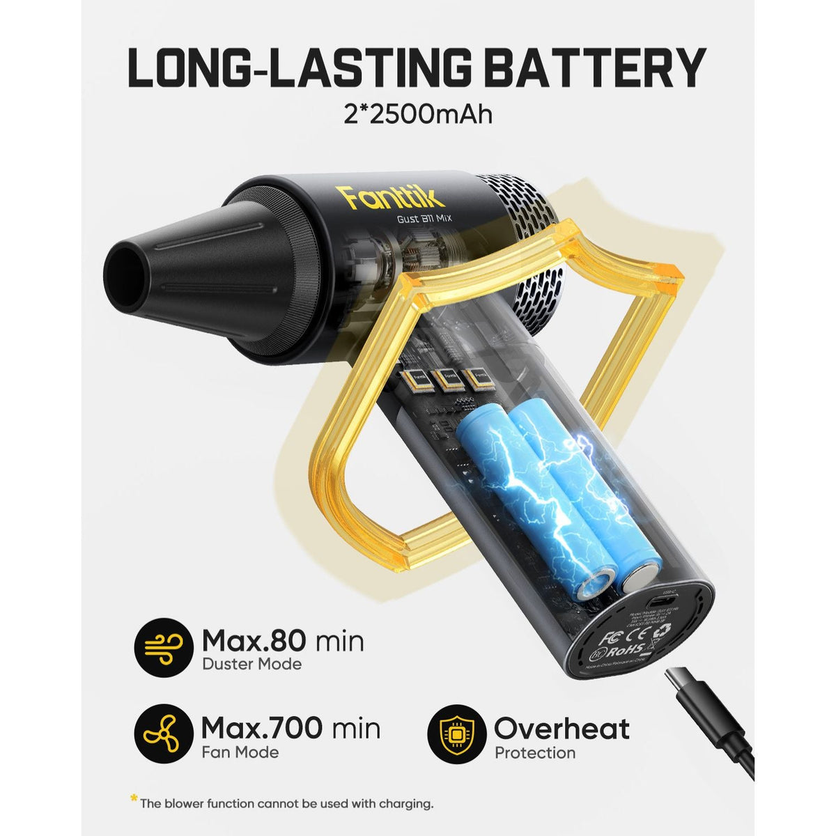 Fanttik B11 Mix 2-in-1 Electric Air Duster