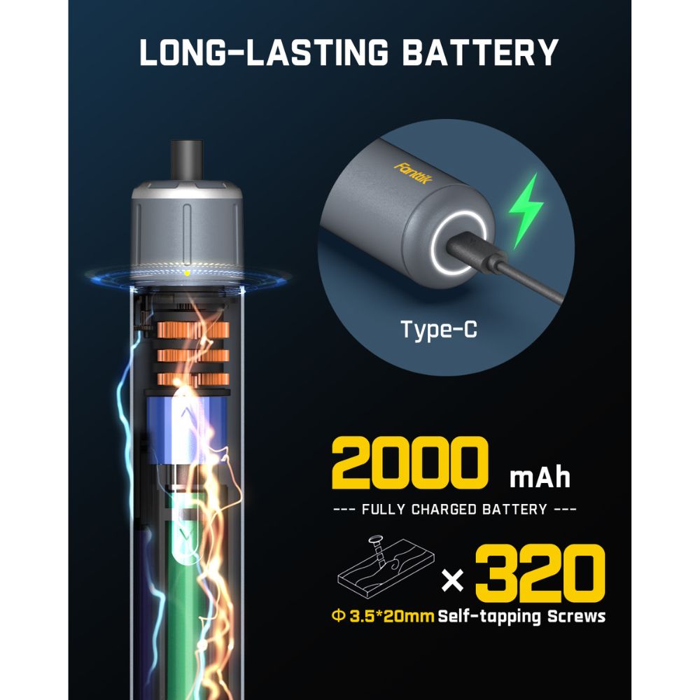 Fanttik V8 APEX Car Vacuum and S1 Pro Cordless Electric Screwdriver