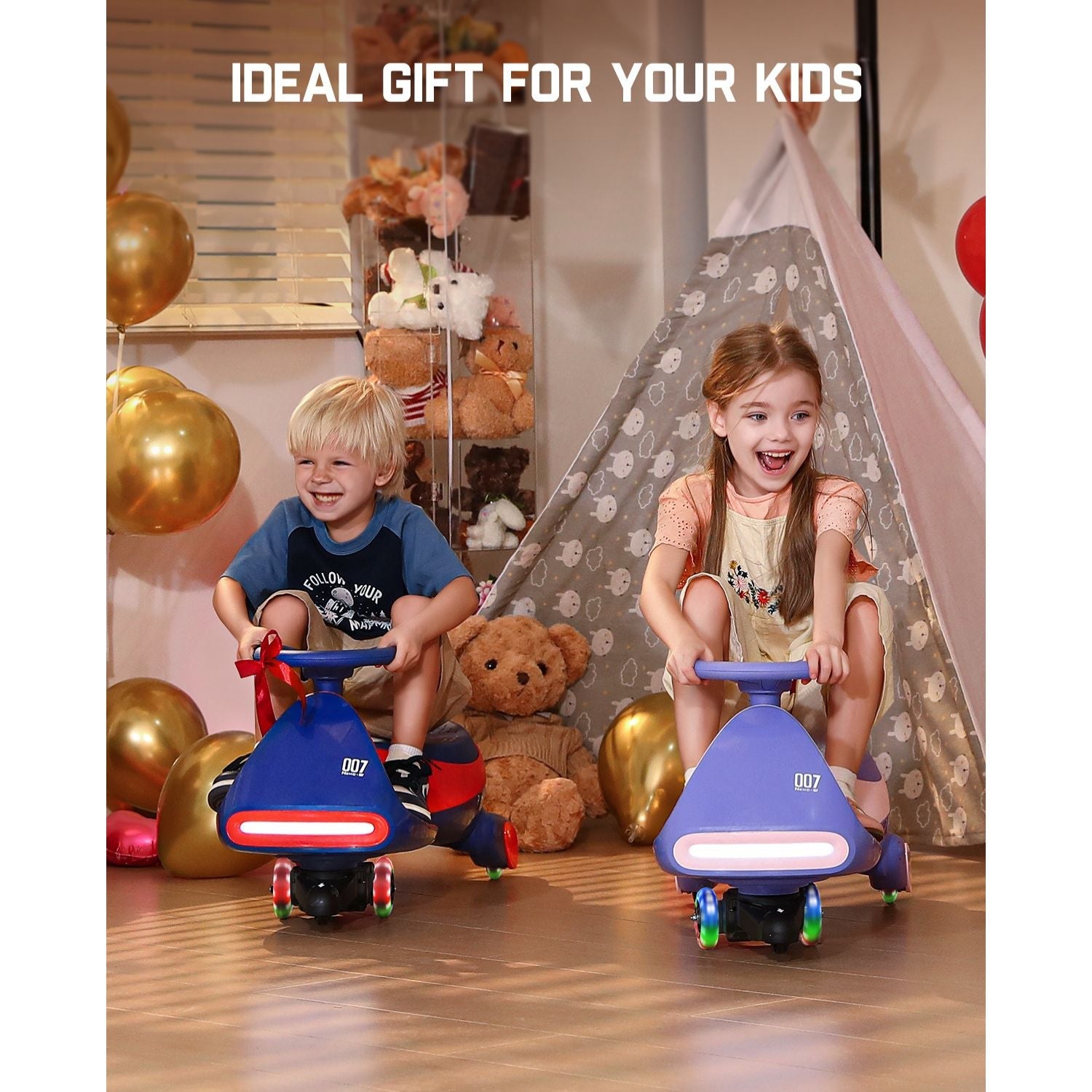 FanttikRide N7 Classic 6V Electric Wiggle Car with Pedal
