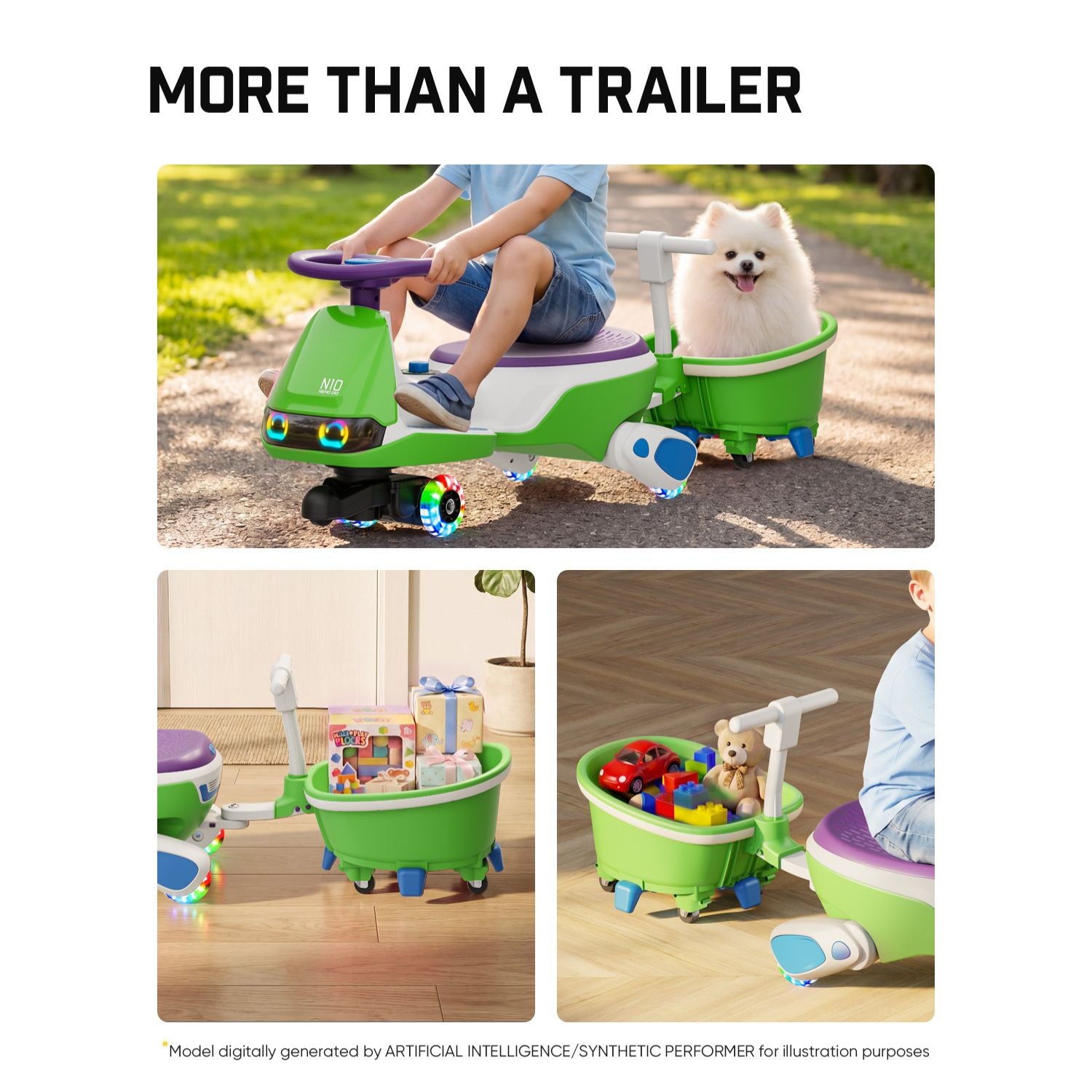 FanttikRide N10 Trailer for N10 Series Wiggle Car
