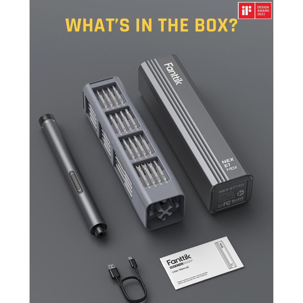 Fanttik S1 Pro Power Screwdriver and E1 Max Electric Screwdriver