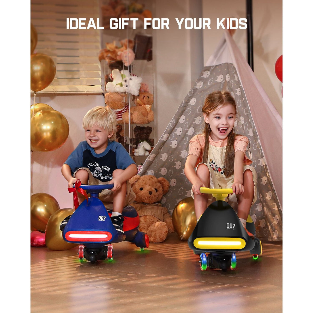 FanttikRide N7 Classic 6V Electric Wiggle Car with Pedal