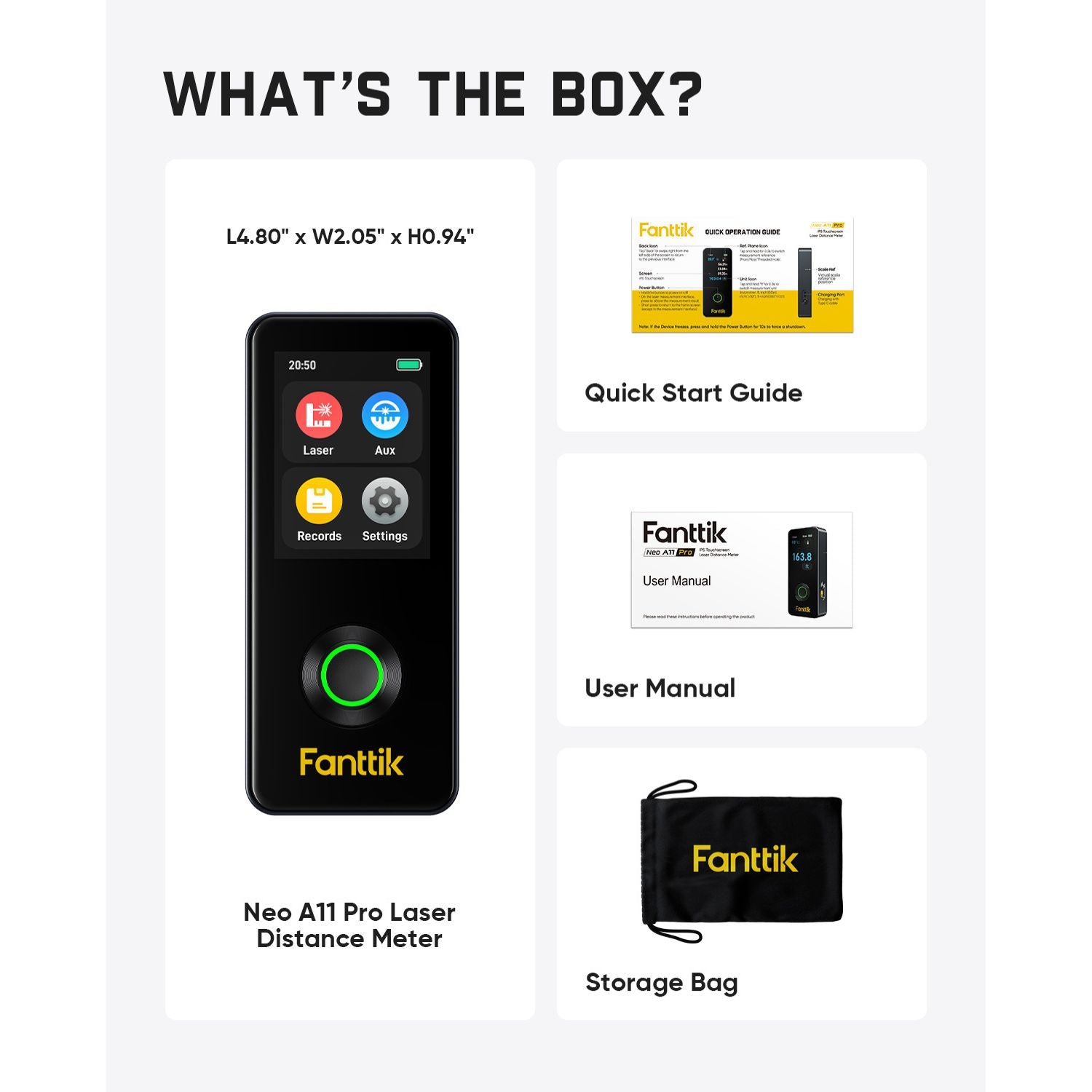 Fanttik A11 Pro Laser Measuring Tool