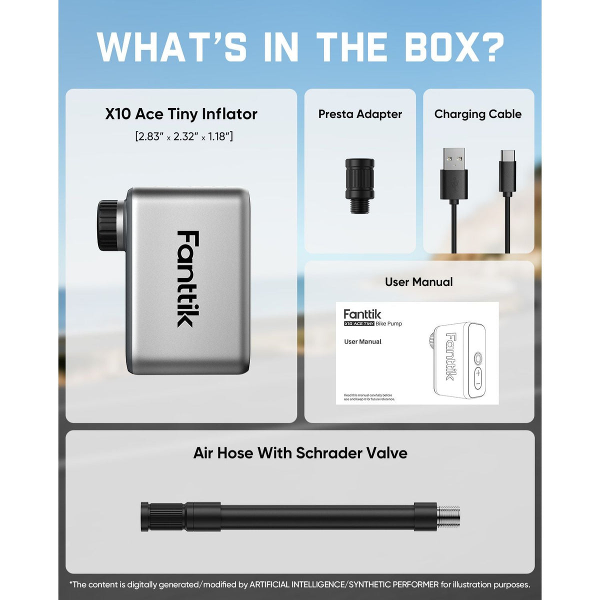 Fanttik X10 Ace Tiny Bike Pump
