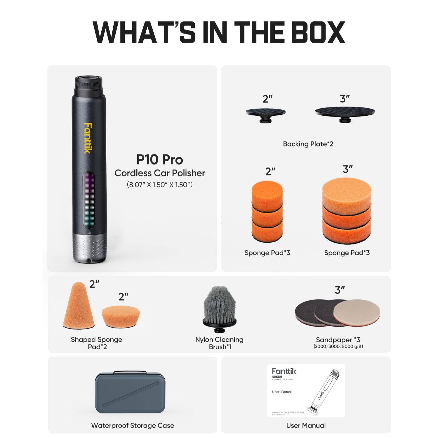 Fanttik P10 Pro Mini Car Buffer Polisher