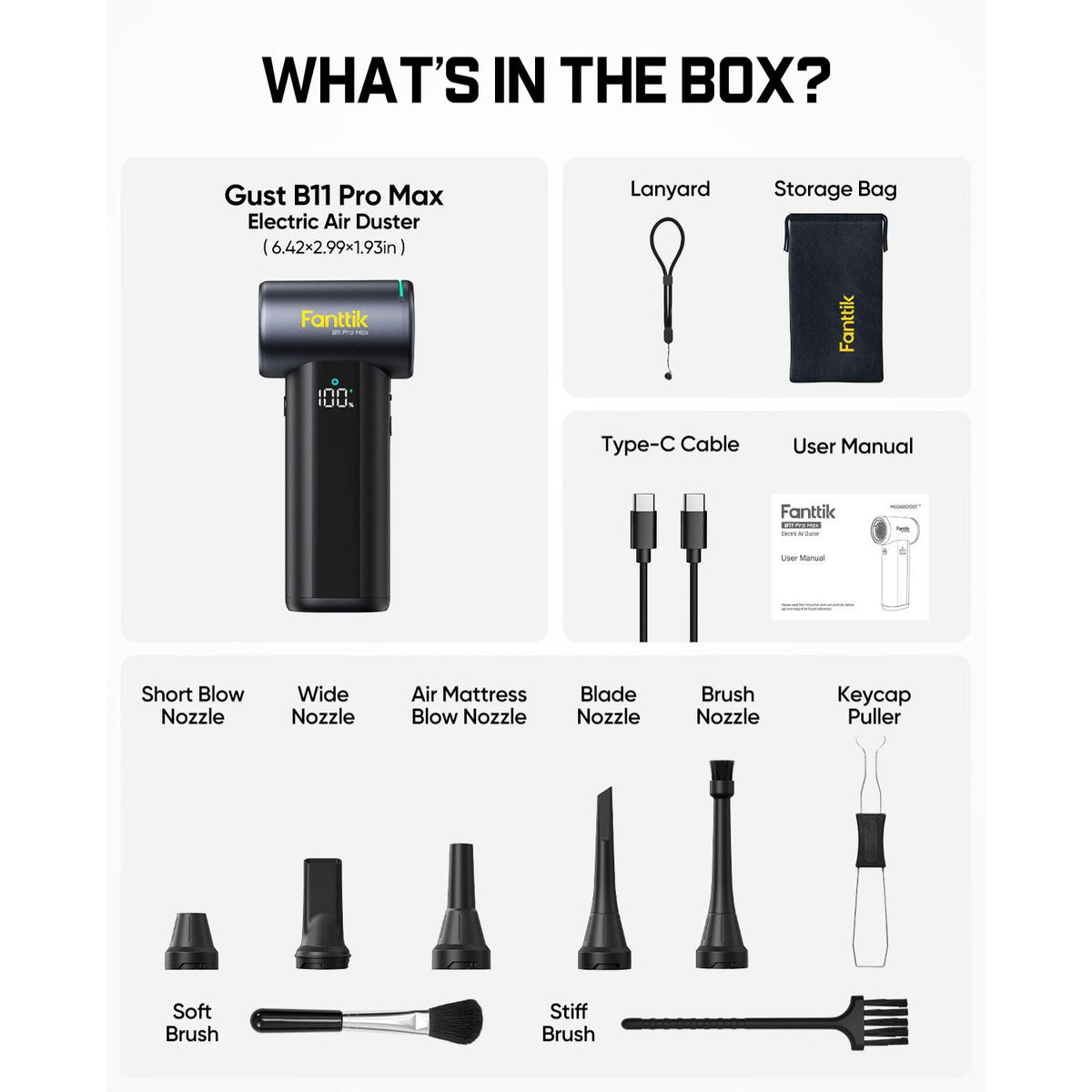 Fanttik B11 Pro Max Electric Air Duster