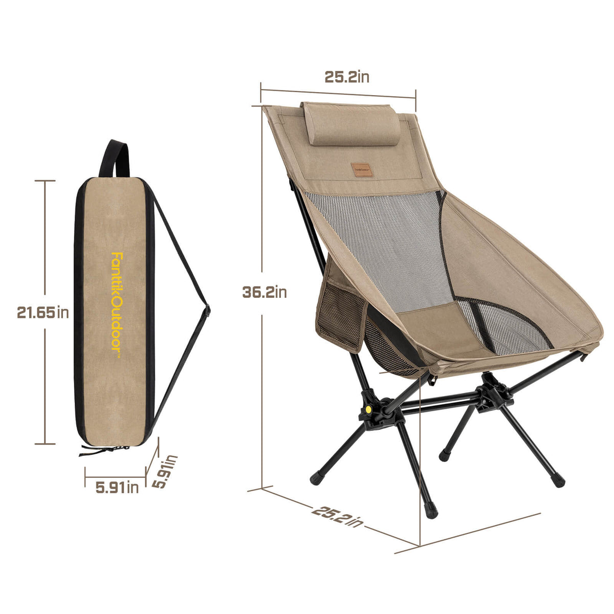FanttikOutdoor Zeta L8 Max Rocker Camping Chair
