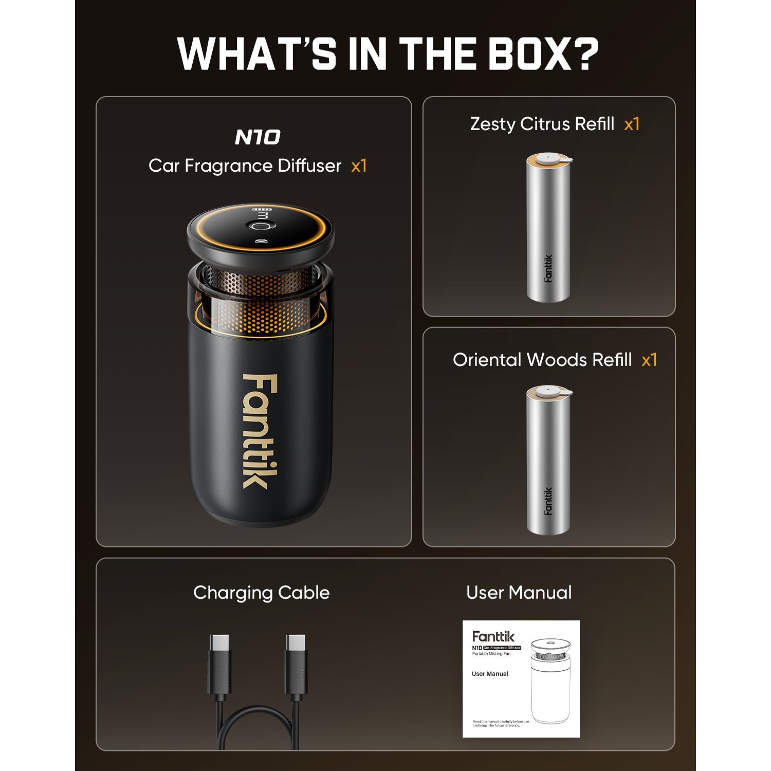 Fanttik N10 Smart Car Air Freshener