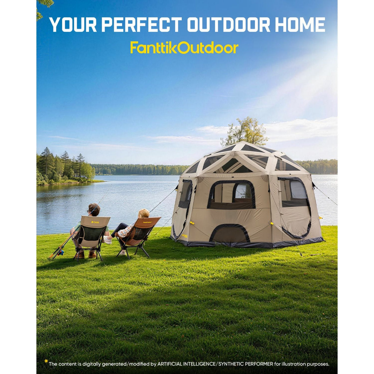 FanttikOutdoor Alpha C6 Pro Instant Cabin Tent