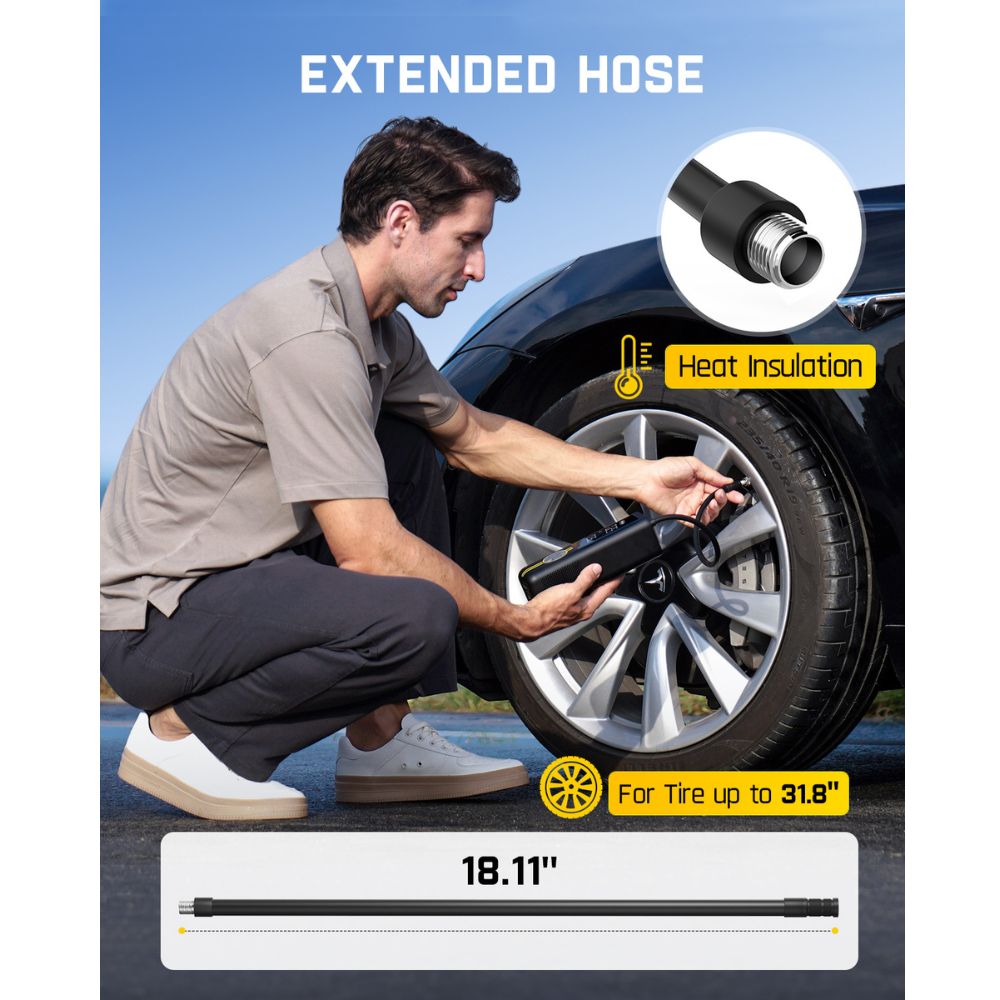Fanttik X8 APEX EV Tire Inflator and Slim V8 APEX Car Vacuum