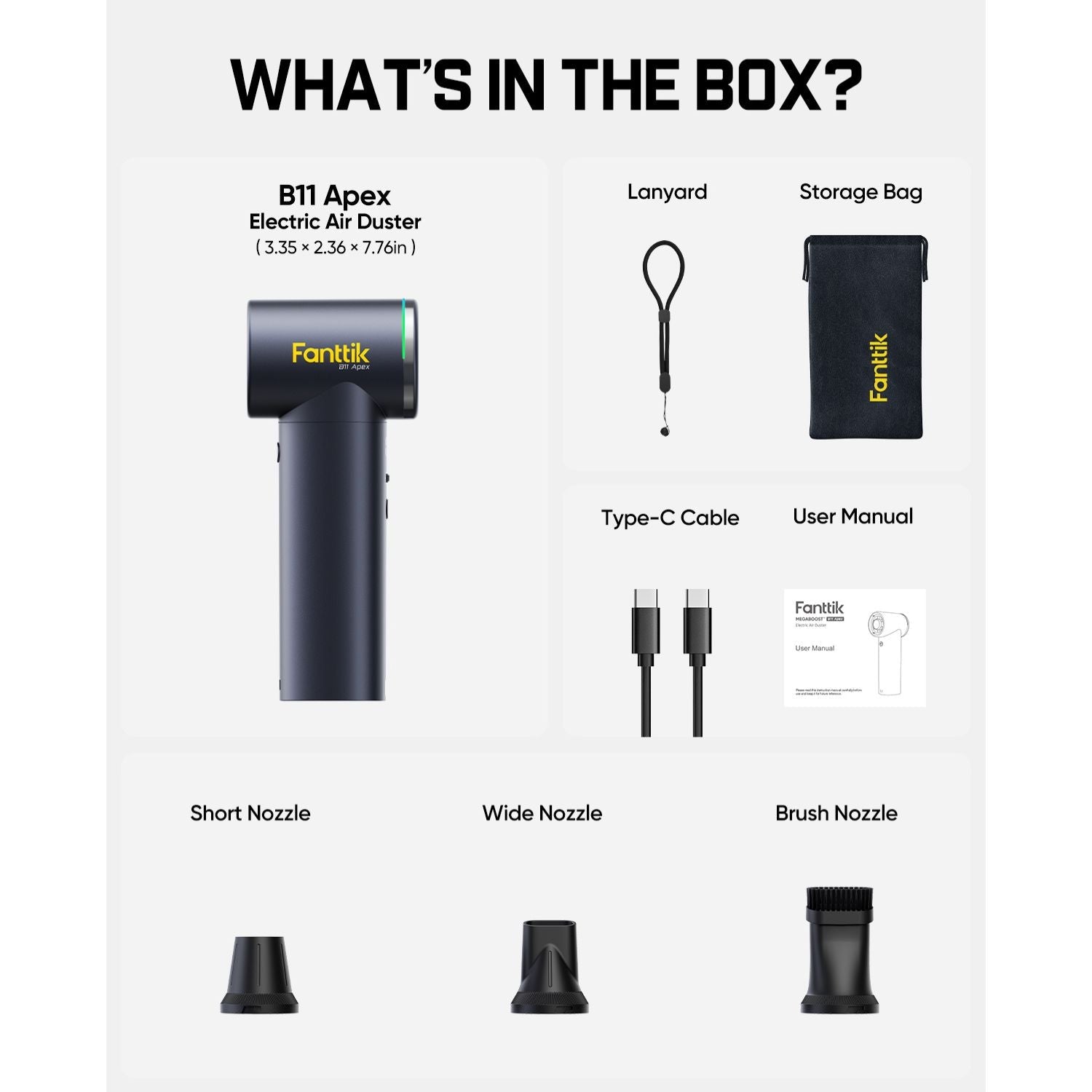 Fanttik B11 Apex Electric Air Duster