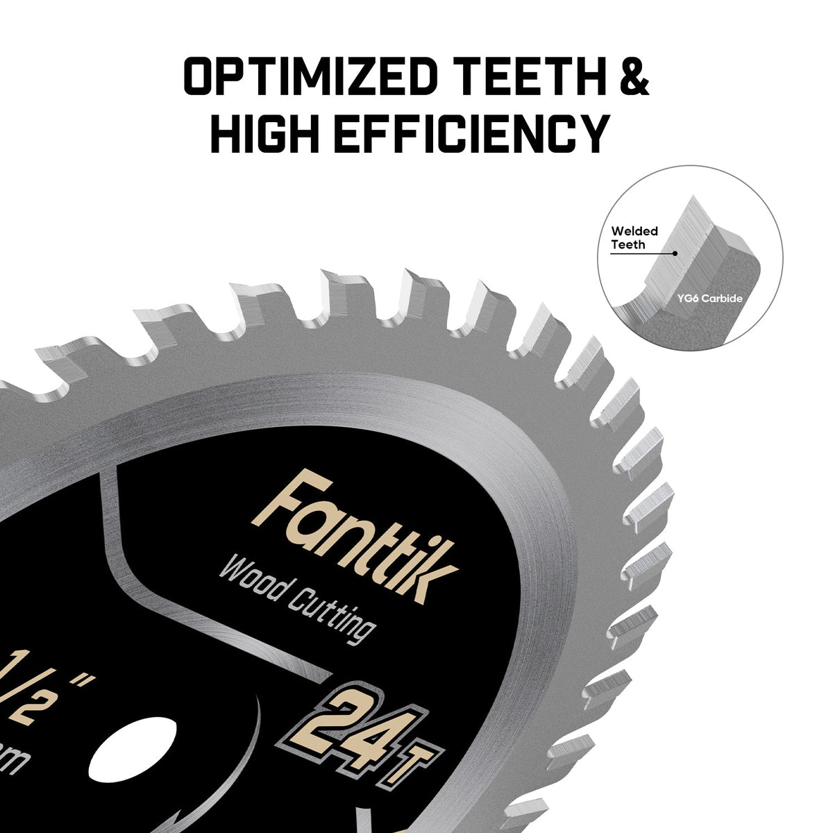 Fanttik OB02 4-1/2" 24T Circular Saw Blade for O11 Apex